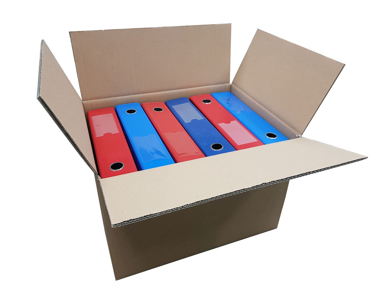 C433 double wall box arranged with six arch files