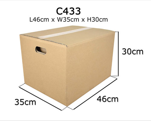 C433 Carton Box, L46 x W35 x H30cm