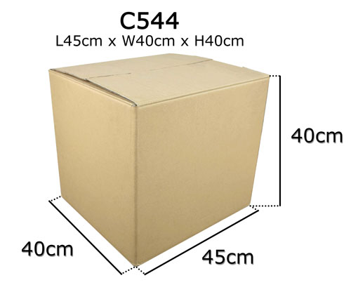 C544 Carton Box, L45 x W40 x H40cm
